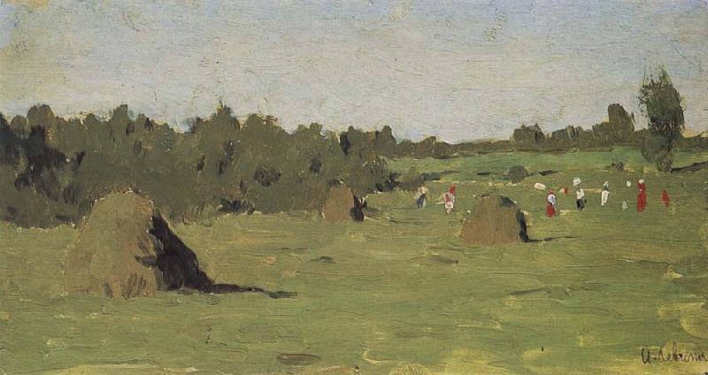 Hay harvest, Levitan, Isaak